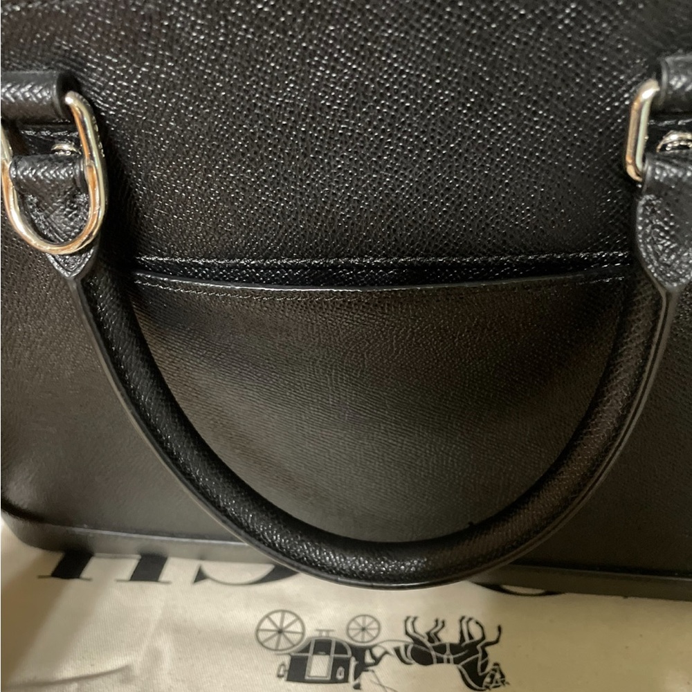 Coach Sierra Satchel Black Stardust Studs with Dust bag - Picture 4 of 9